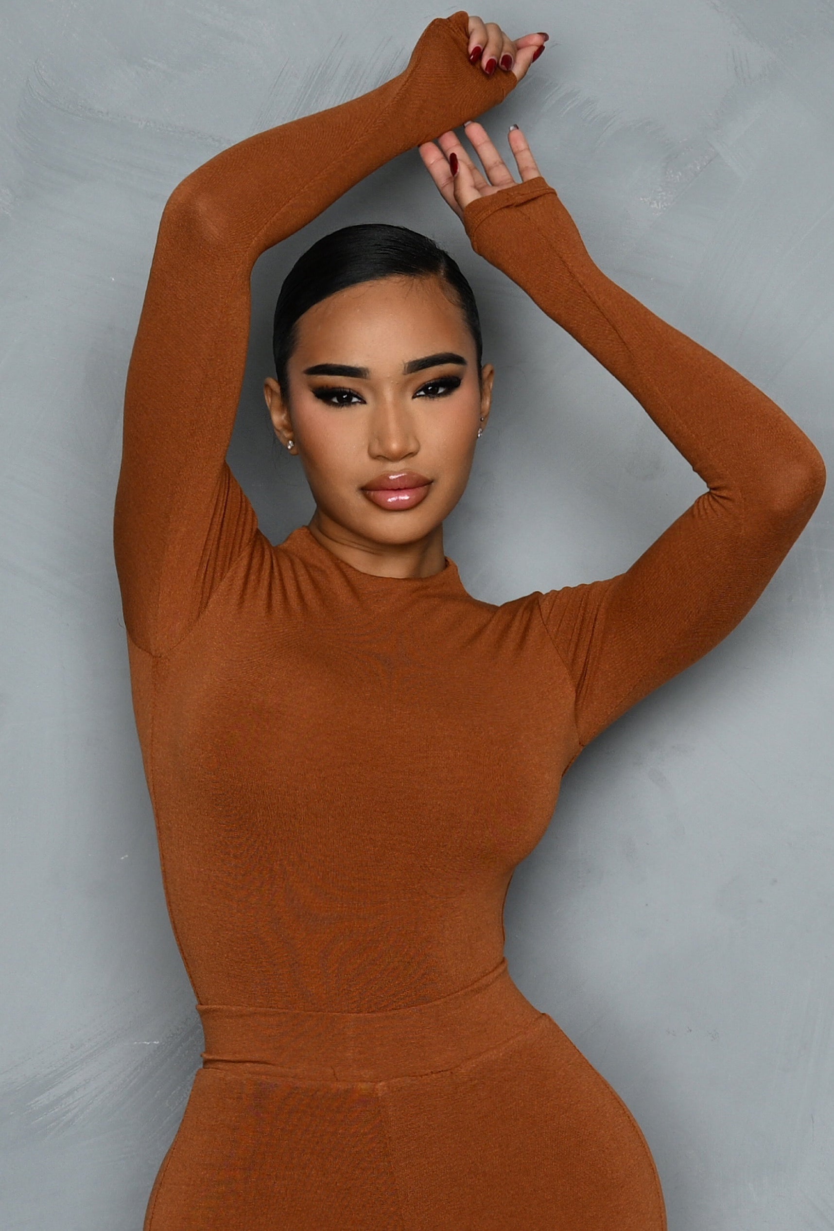 Matte Basix Sculpt Bodysuit - Sienna