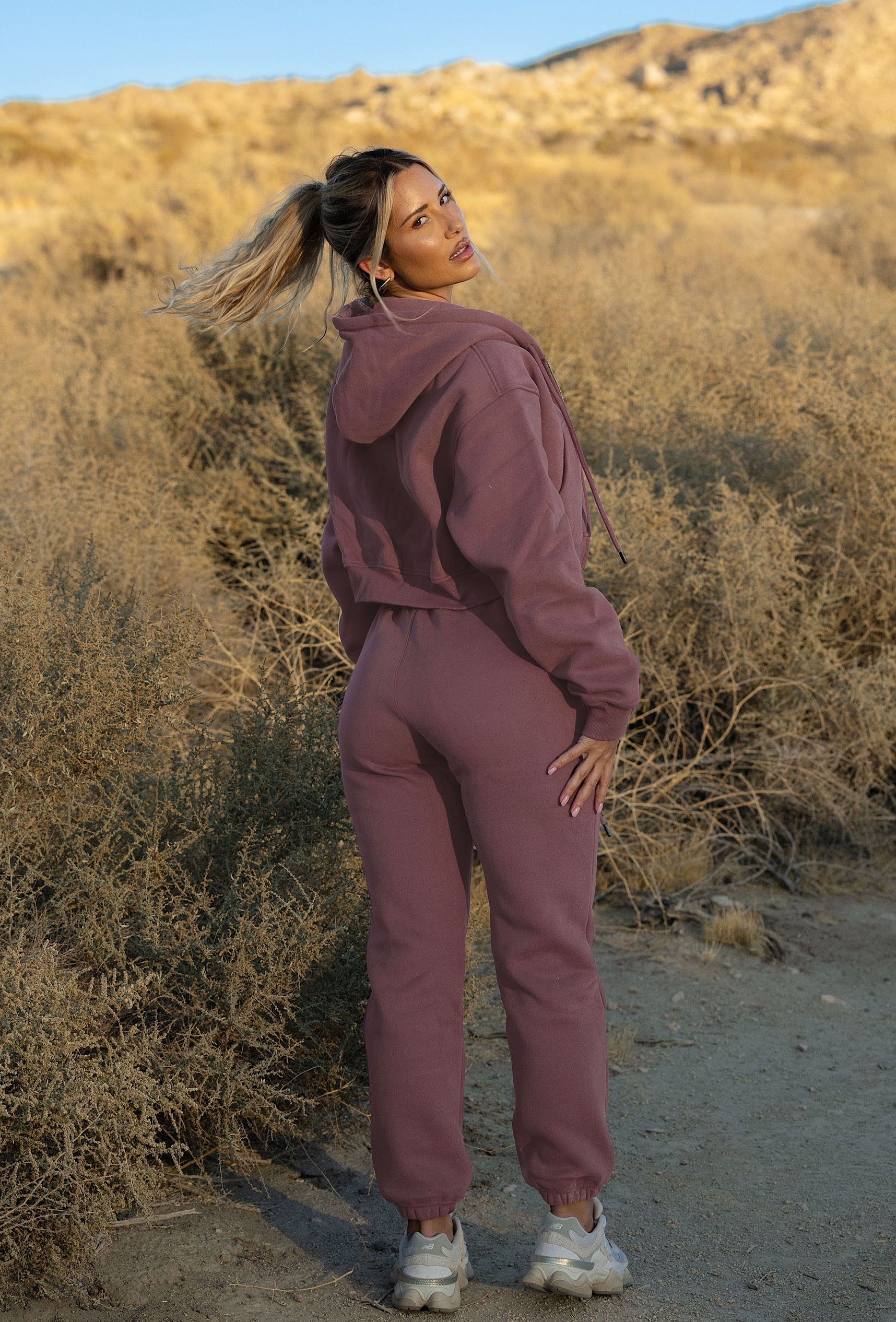 Staple Jogger - Plum