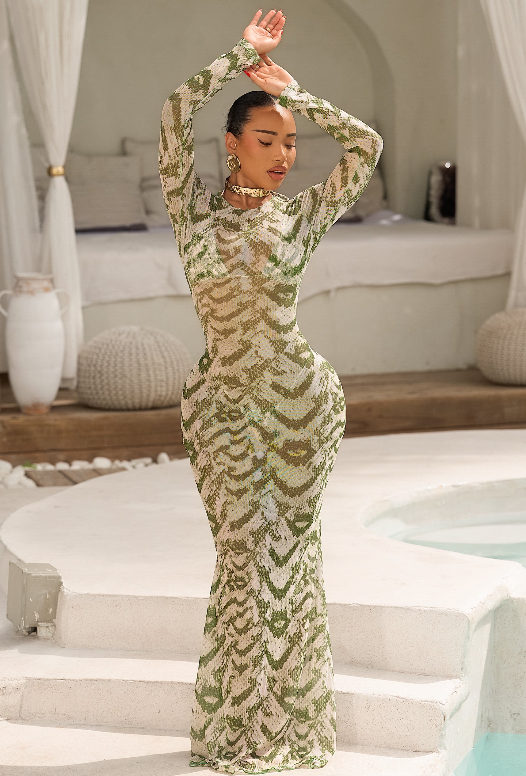 Linus Cover Up Dress - Villa Serpente