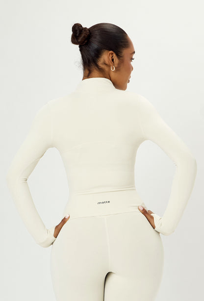 Contour Half Zip - Vanilla