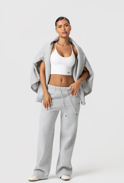 Staple Wide Leg - Heather Gray