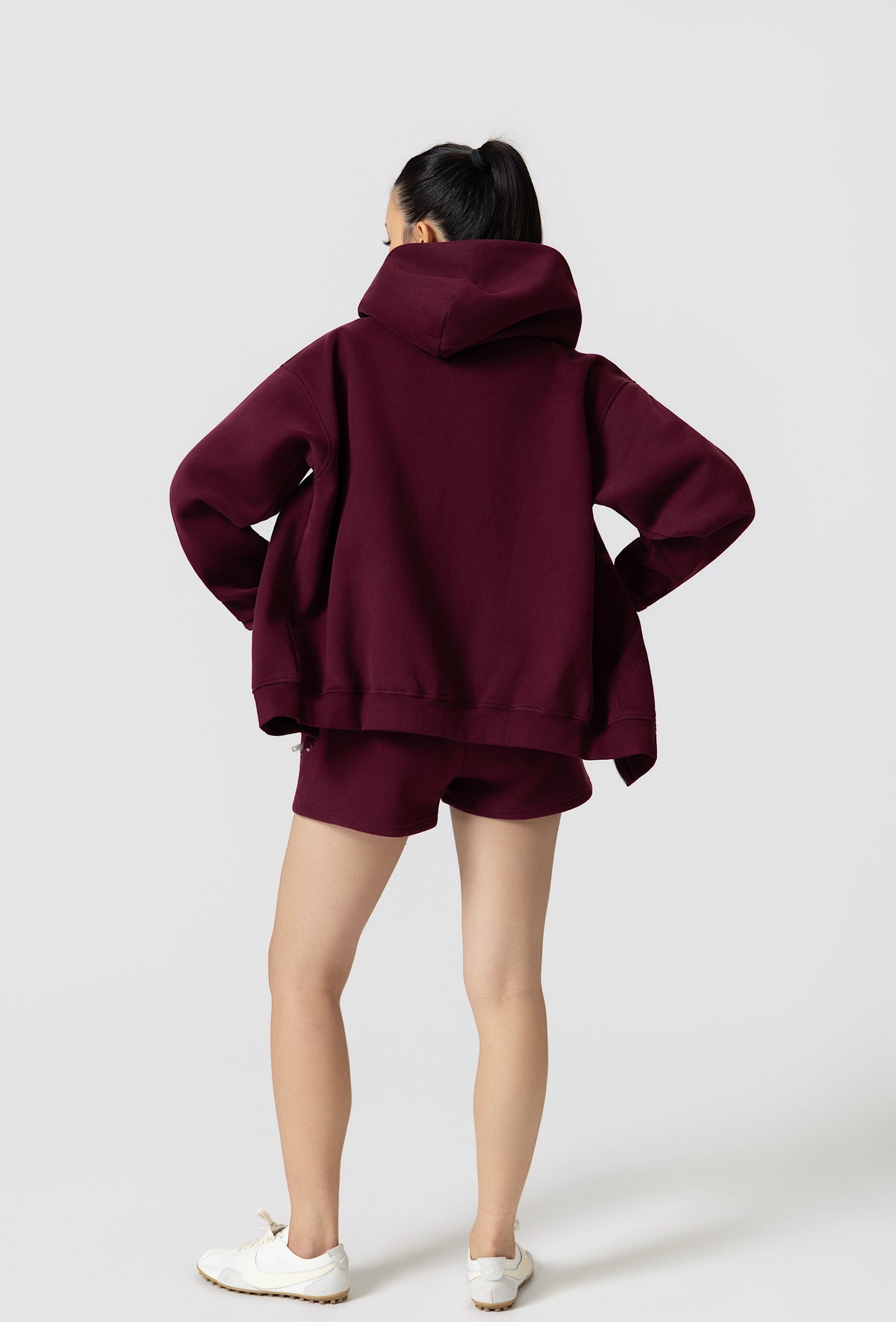Staple Boyfriend Hoodie - Burgundy