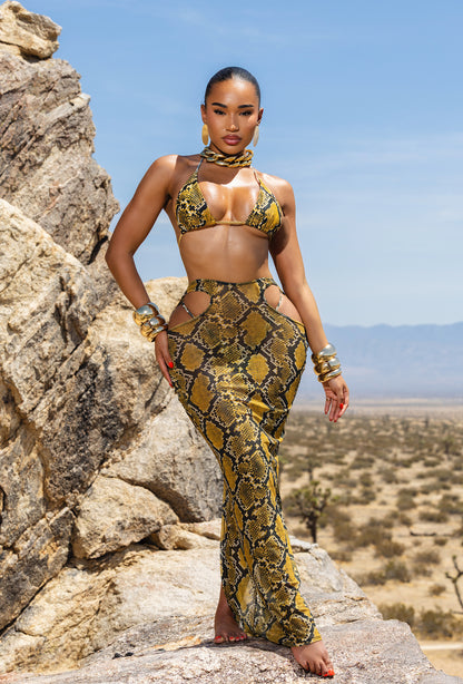 Augustus 3 Piece Set - Yellow Python