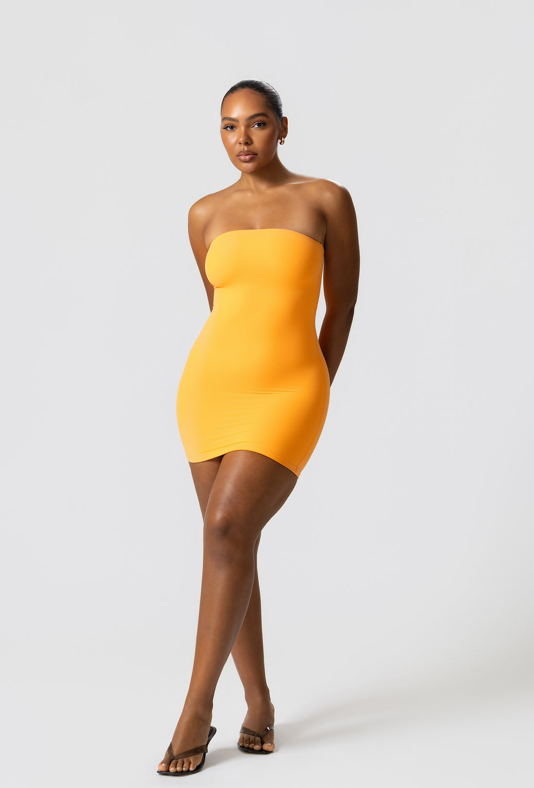 Sculpting Tube Mini Dress- Bellini