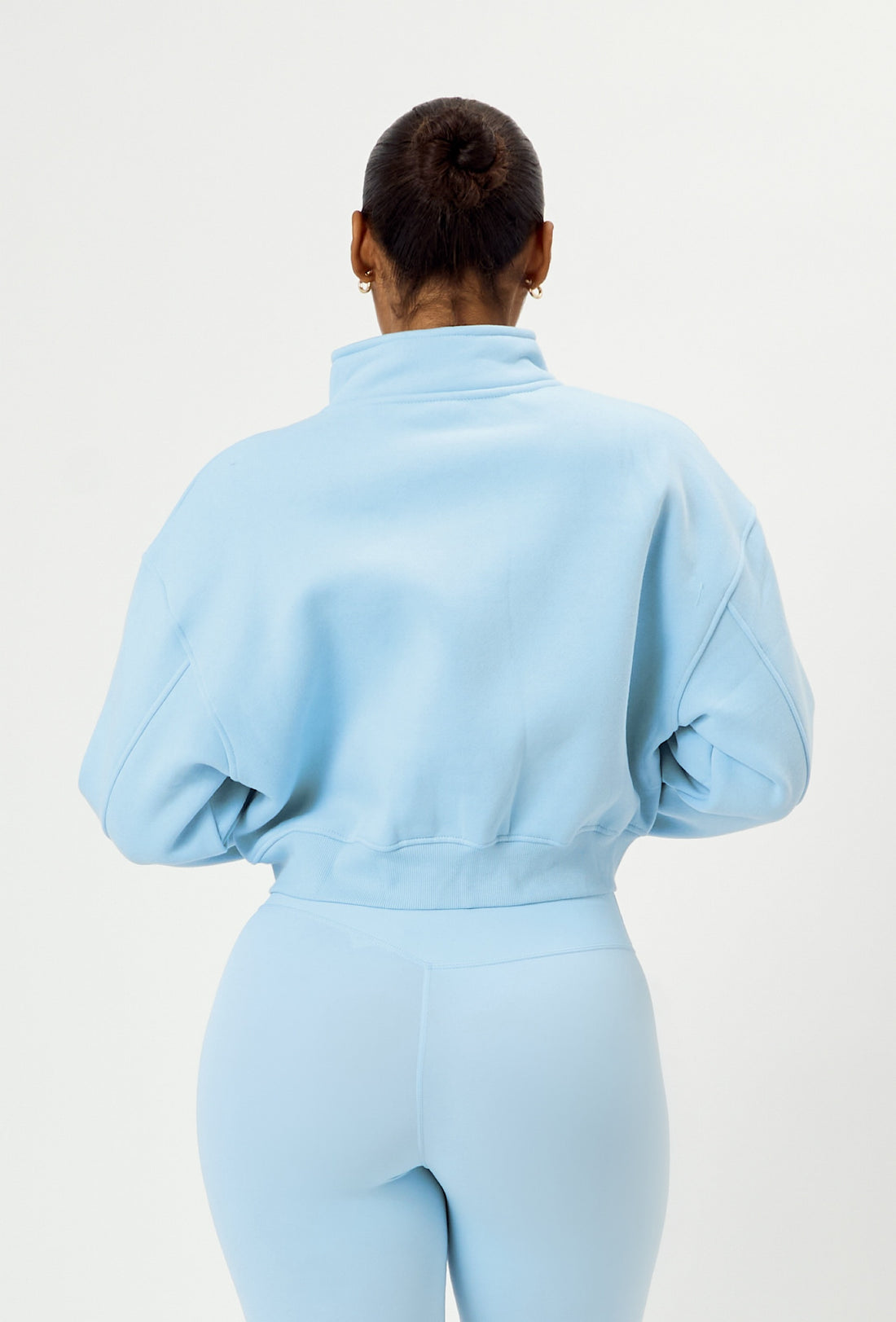 Matte Varsity Jacket - Ice Blue