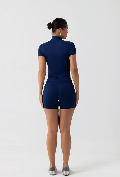 Essential 4" Biker Shorts - Navy