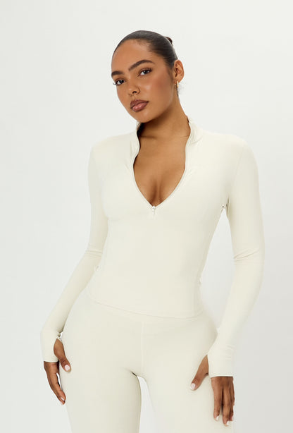Contour Half Zip - Vanilla
