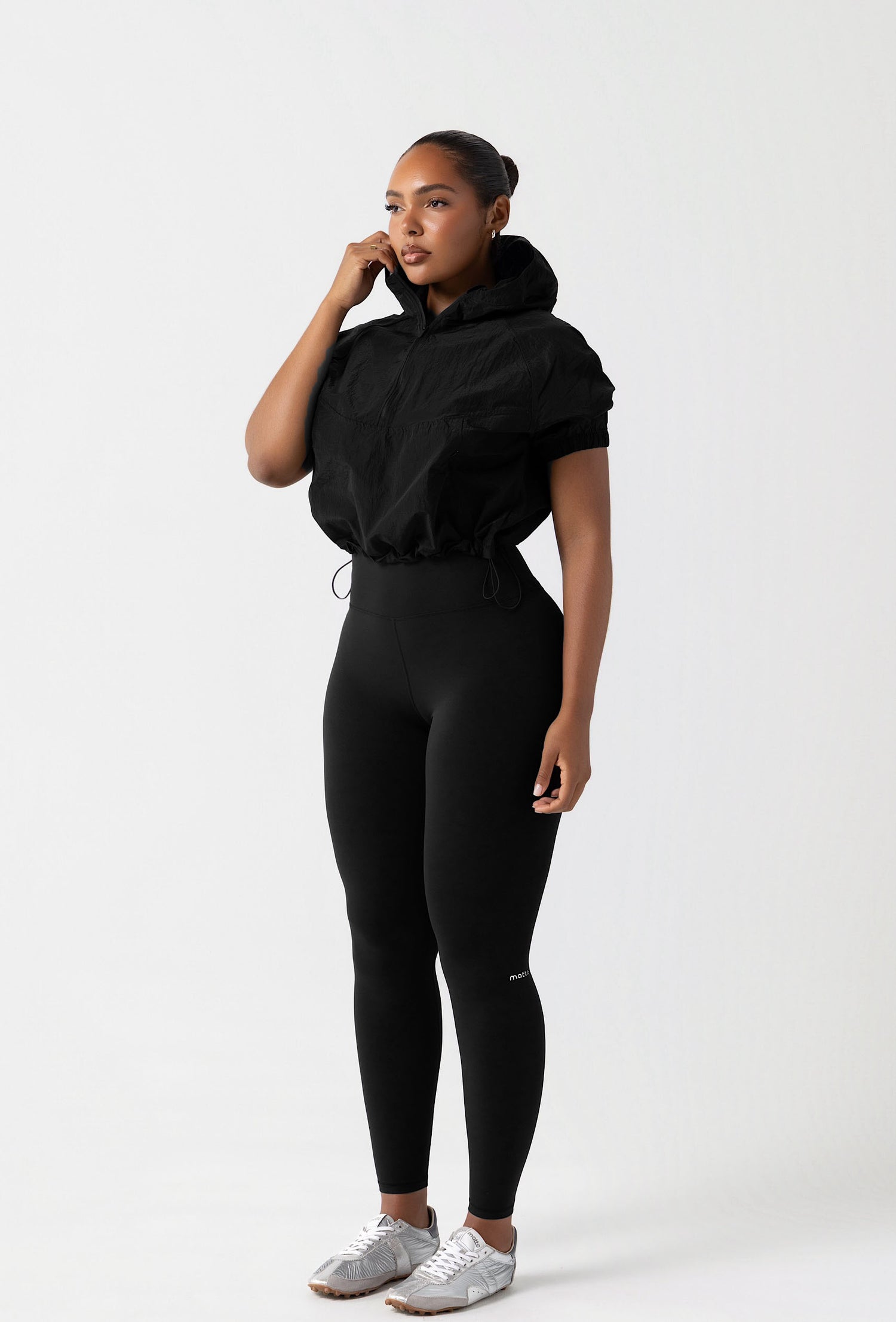 Drift Short Sleeve Windbreaker - Black Galaxy