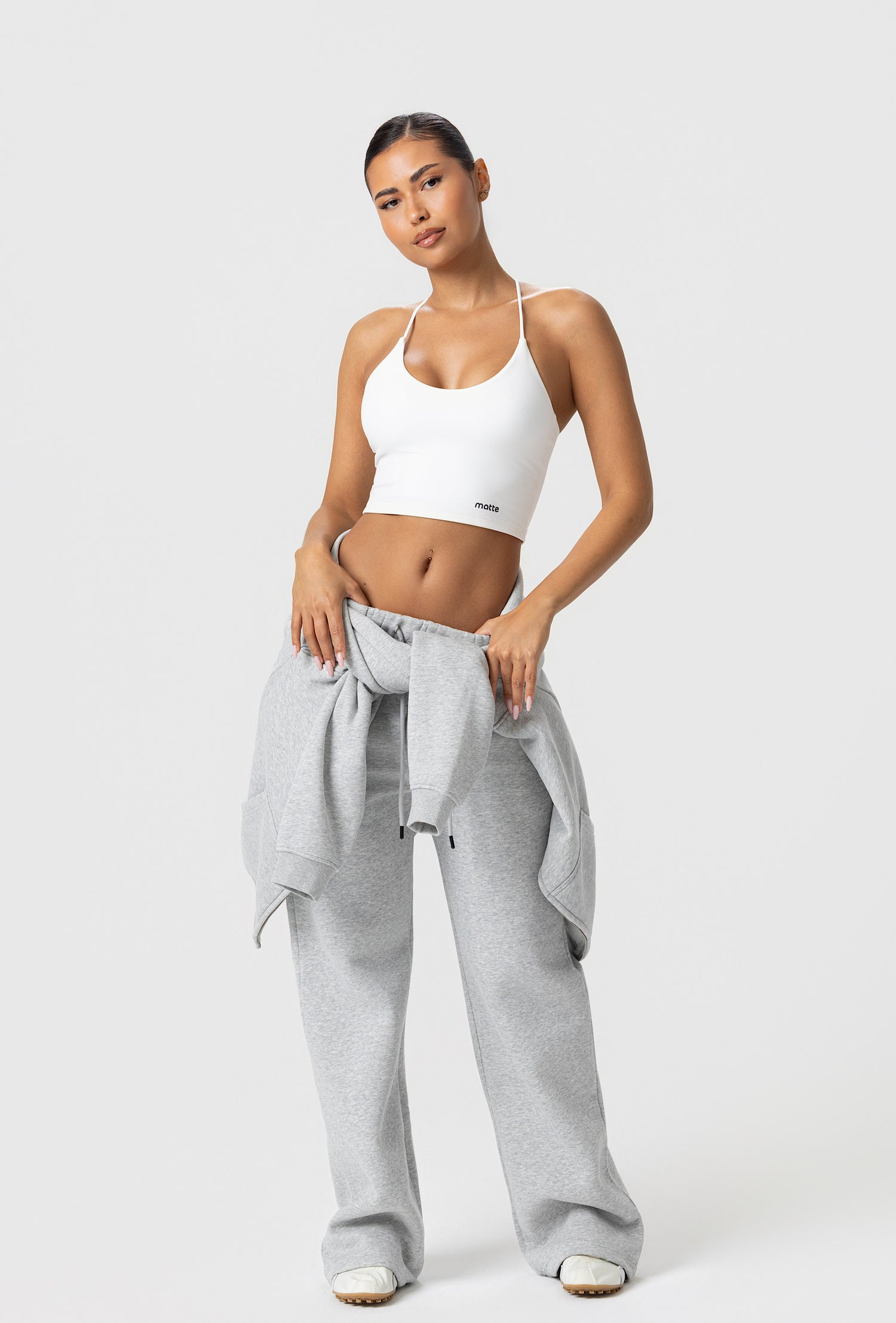 Staple Wide Leg - Heather Gray