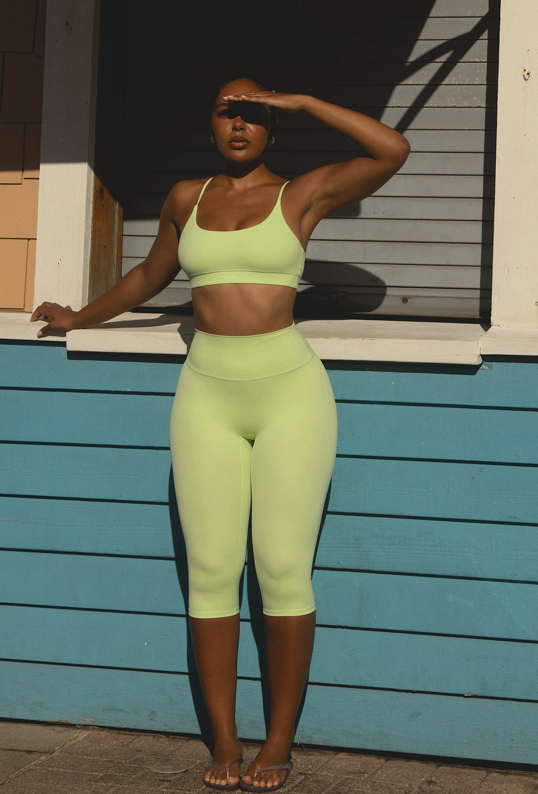 Capri Essential Legging - Key Lime