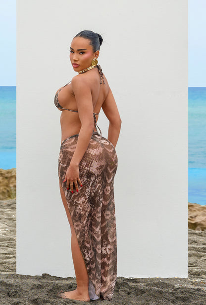 Yiannis 2 Piece Set - Cocoa Snake