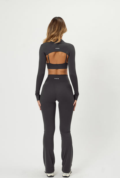 Essential Flare Legging - Slate Gray