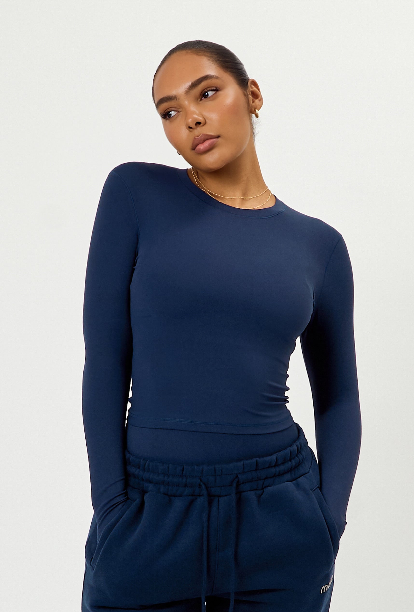 Cloudform Long Sleeve - Navy