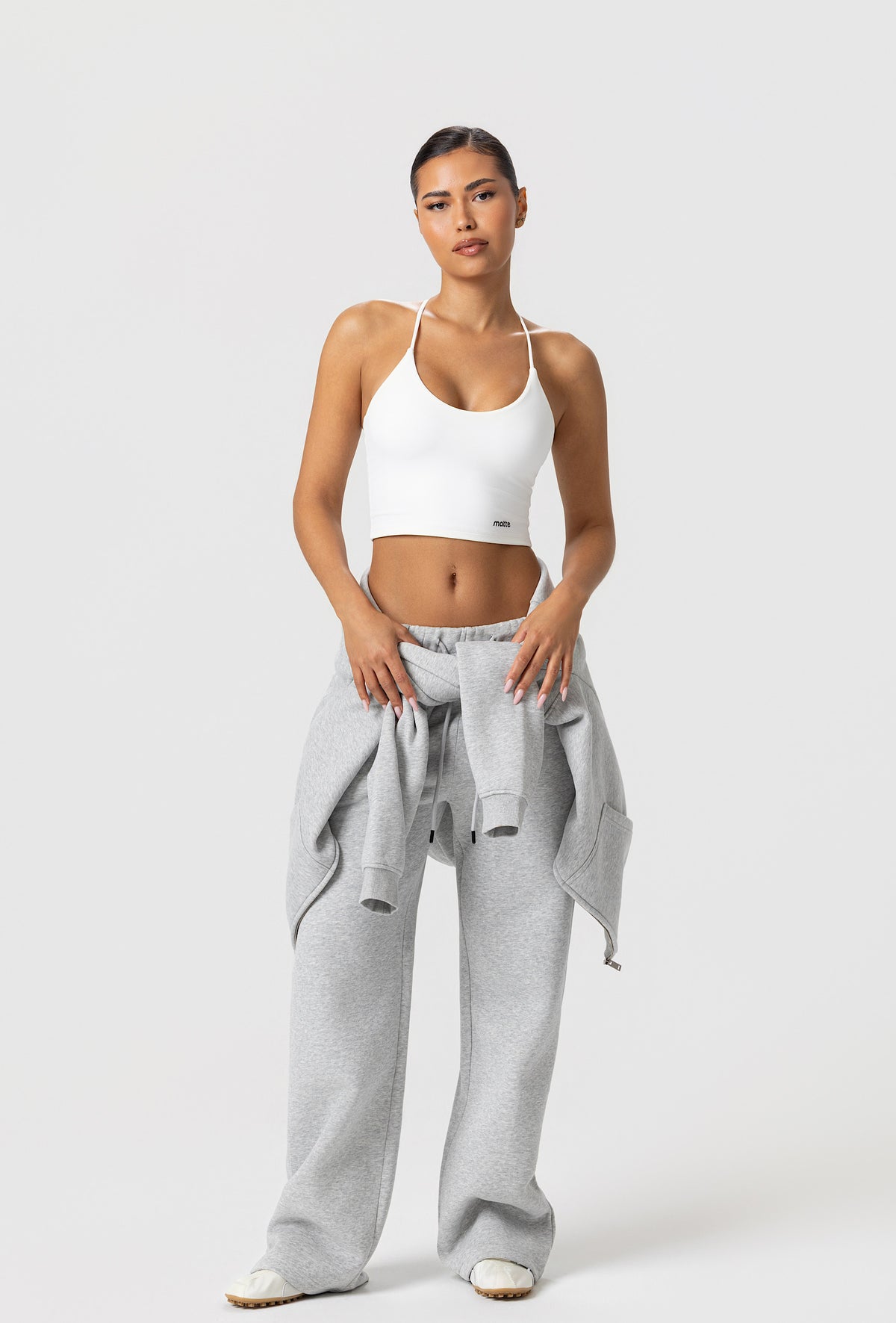 Staple Wide Leg - Heather Gray