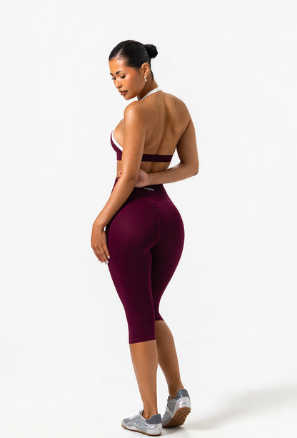 Capri Essential Legging - Burgundy