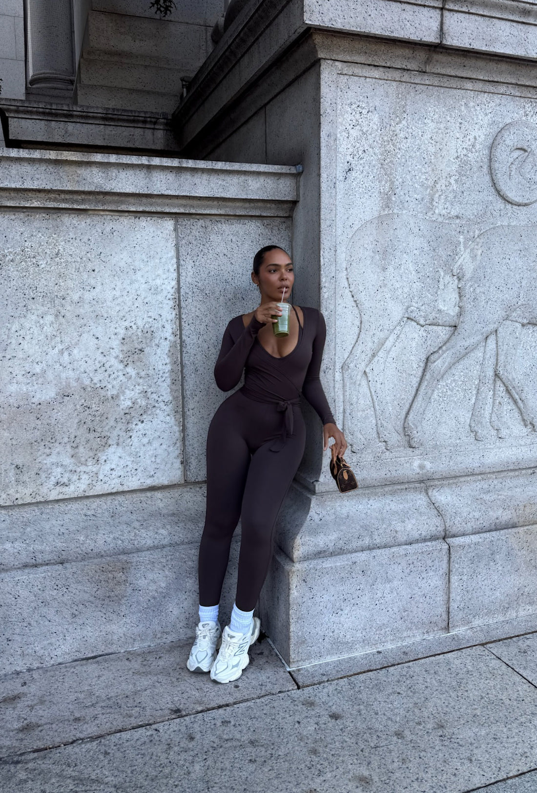 Forma Wrap Top - Espresso
