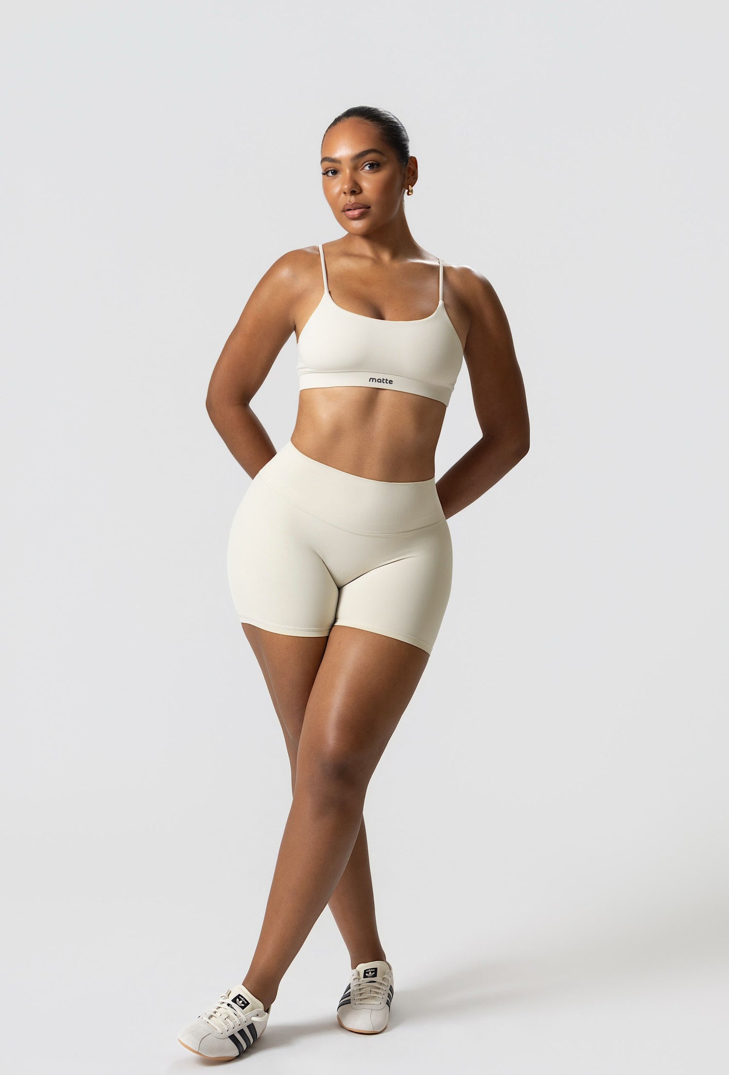 Essential 4" Biker Shorts - Iced Vanilla