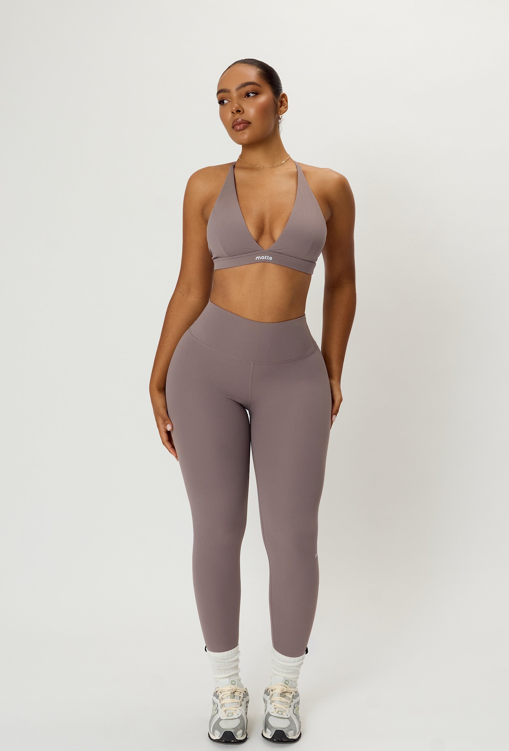 Essential Legging   - Taupe