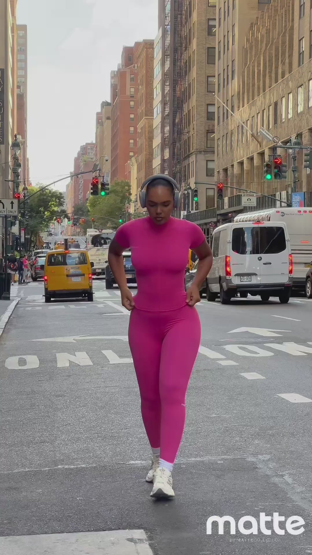 Essential Legging - Pink Berry