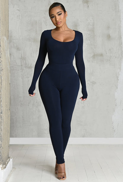 Matte Basix Sculpt Leggings - Navy