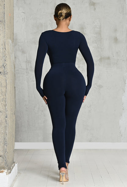 Matte Basix Sculpt Leggings - Navy
