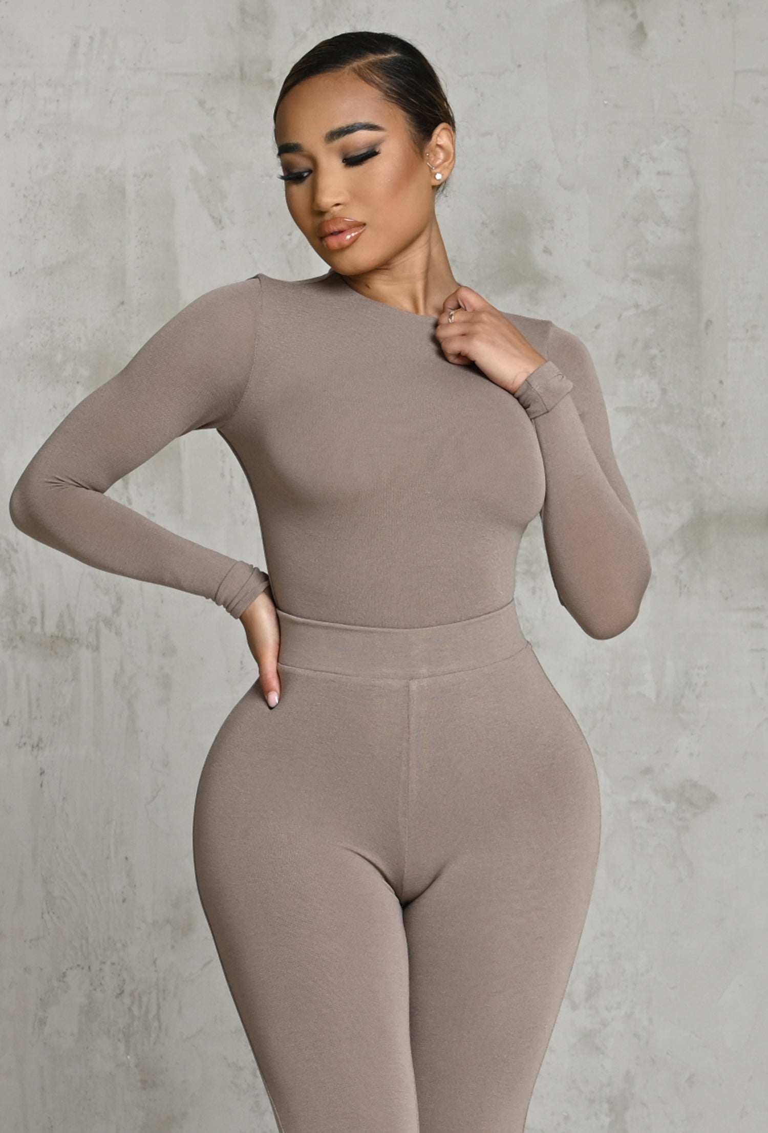 Matte Basix Sculpt Bodysuit - Nude