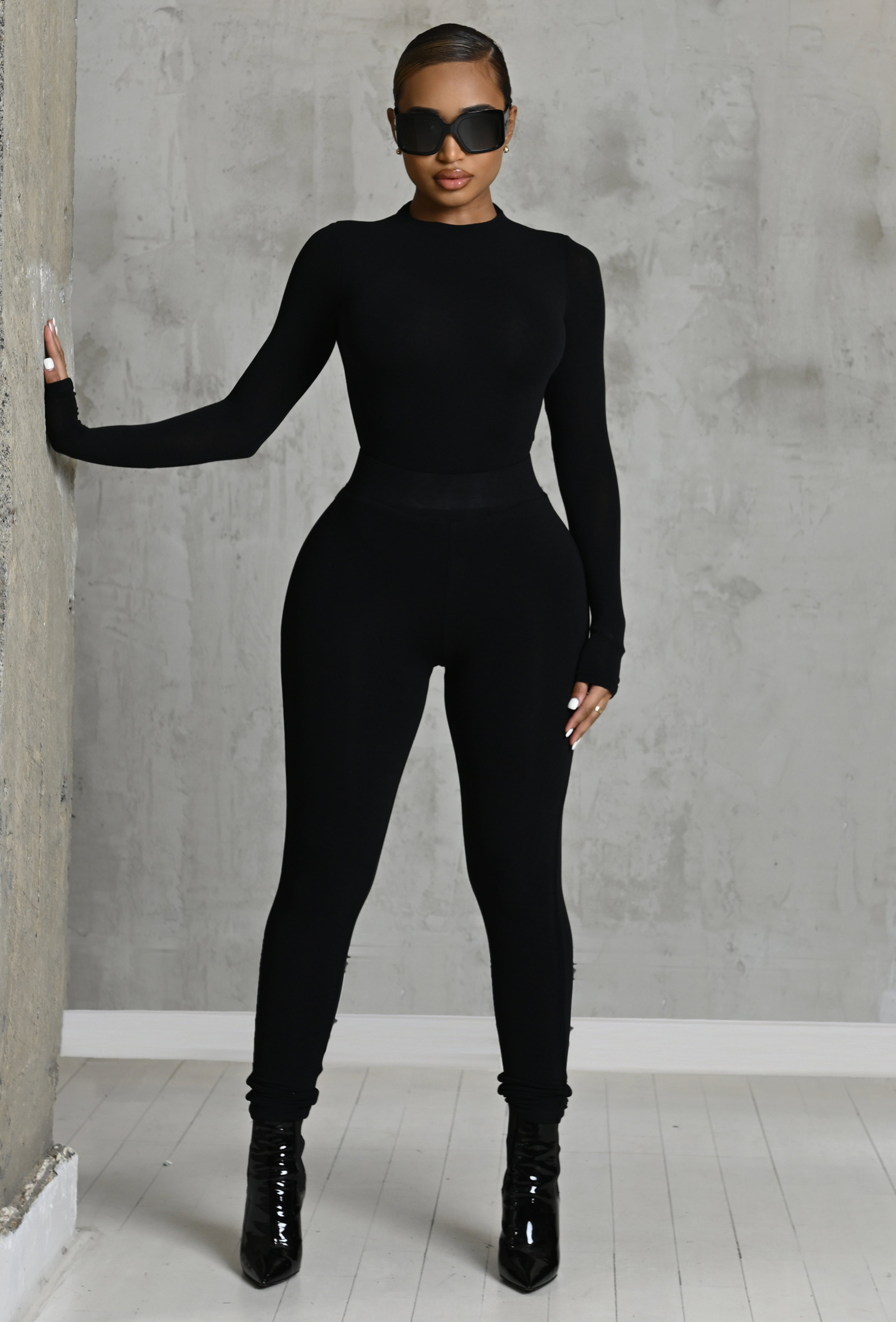 Matte Basix Sculpt Leggings - Black