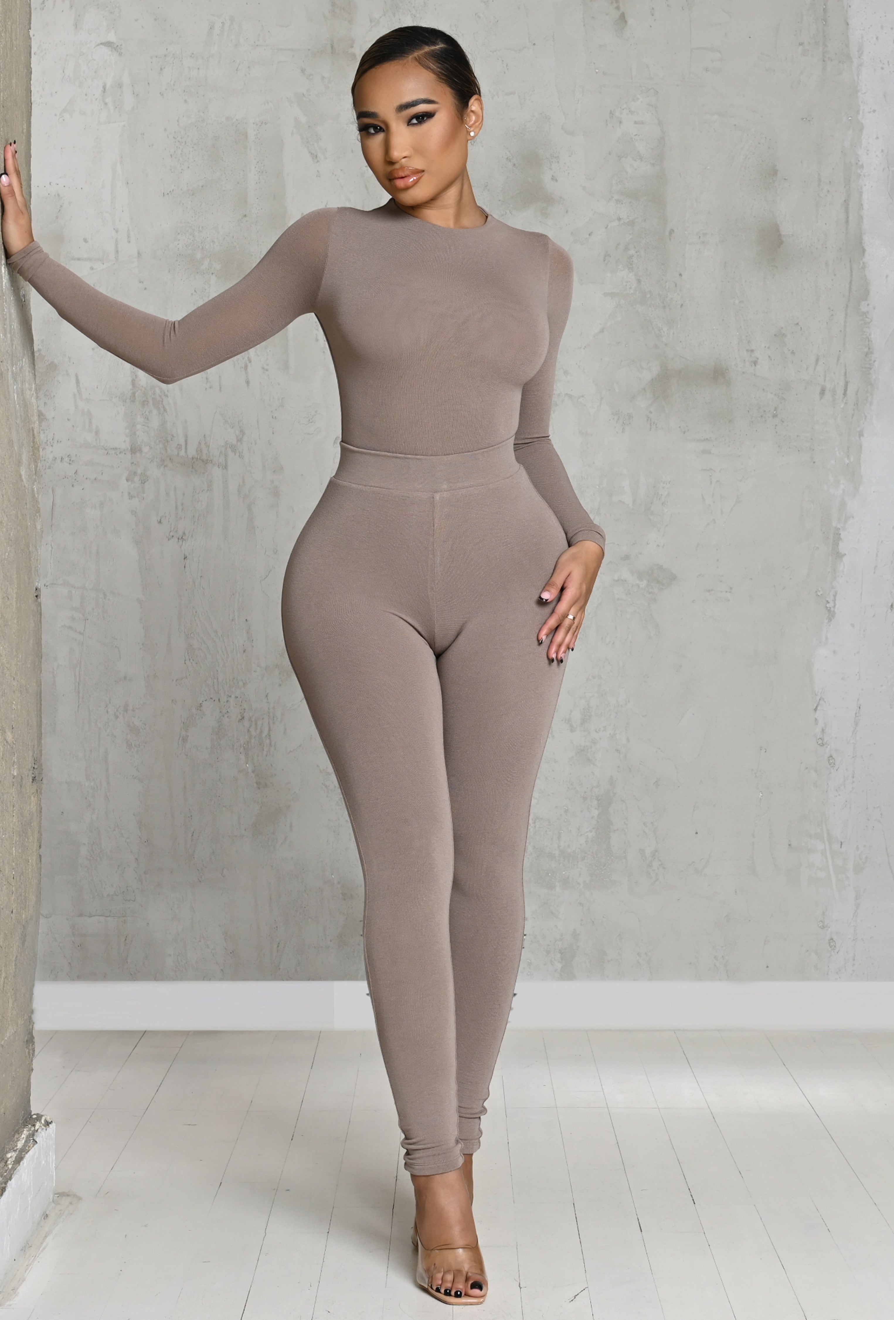 Matte Basix Sculpt Leggings - Nude