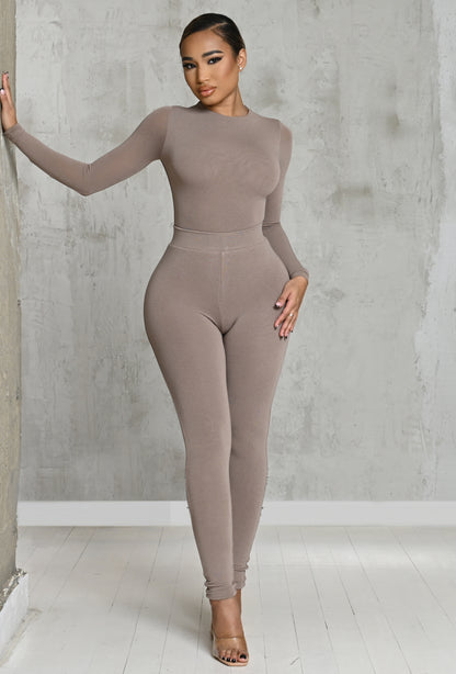 Matte Basix Sculpt Leggings - Nude